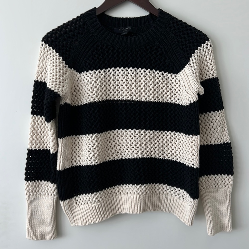 AllSaints Lou Mesh Sweater